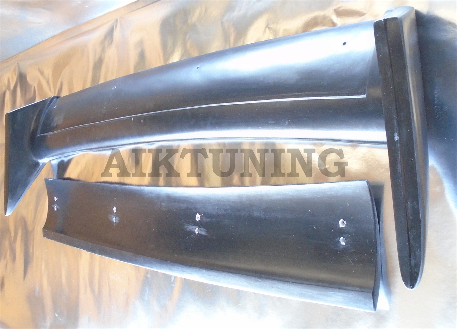 bmw e30 rear EVO M3 style trunk spoiler wing for regular e30 model boot